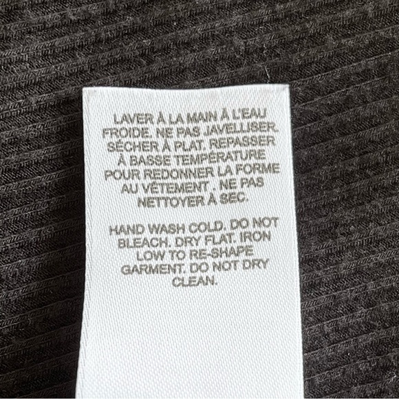 Dynamite Black Sleeveless Ribbed Knit Jersey Dress Size S - Picture 14 of 15